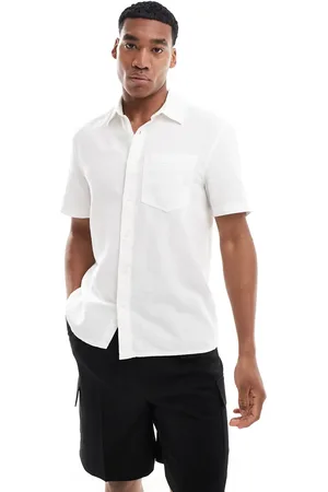 River Island Linen blend shirt in