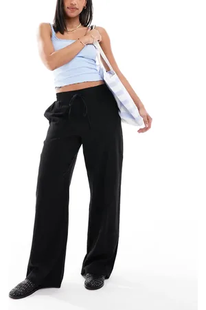New Look Linen wide leg pants in
