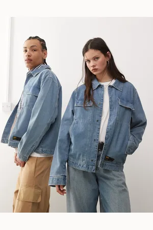 Vans McAvoy denim station jacket in washed blue