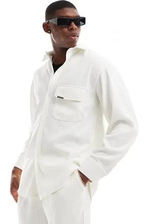 Sixth June Oversized textured shirt in (part of a set)