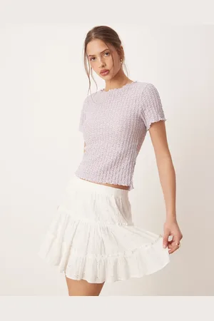AWARE Textured baby t-shirt in lilac-Purple