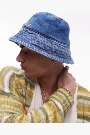 Lacoste Denim bucket hat in midwash