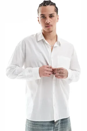 New Look Long sleeved oversized shirt in
