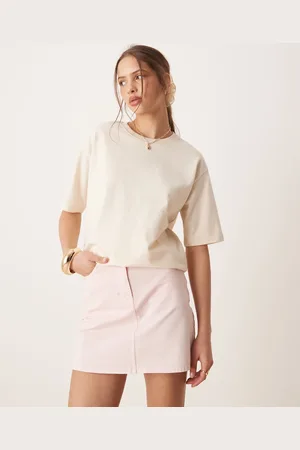 AWARE Boxy undyed t-shirt in -White
