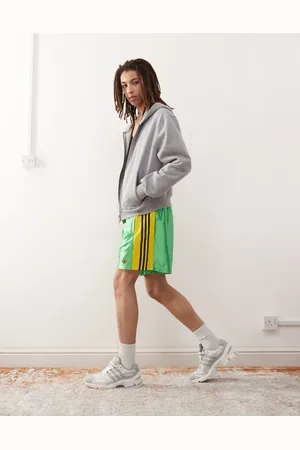 adidas Boxing shorts in green and yellow