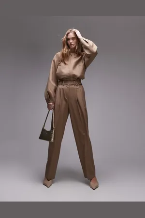 & OTHER STORIES Lux belted pants in (part of a set)-Neutral