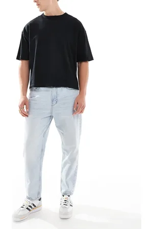 Bershka Loose fit jeans in wash