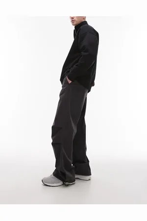 Topman Twill washed pants in -Blue