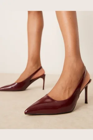 ASOS Spicy slingback stiletto mid shoes in -Red