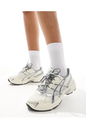 Asics Gel-1130 sneakers in silver and grey-White