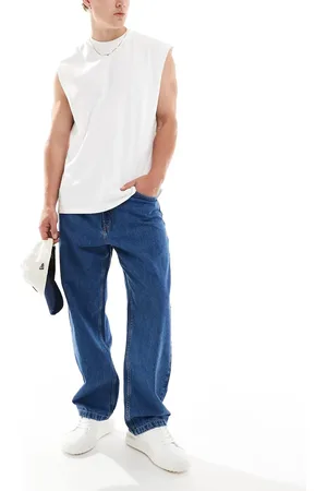 Bershka Baggy jeans in -Blue