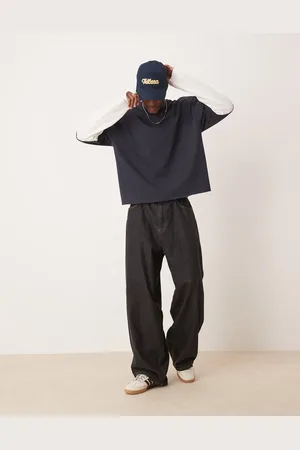 ASOS Oversized boxy heavyweight long sleeve t-shirt with double layer sleeve in