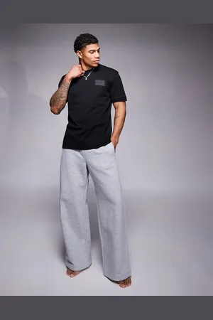 EA7 Armani oversized t-shirt with patch logo in