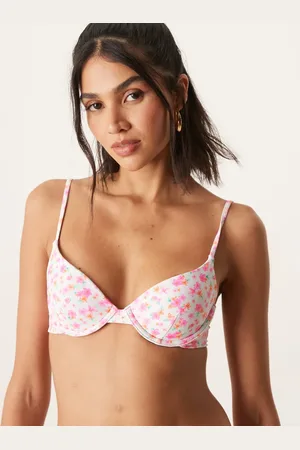 Kulani Kinis Flamingo Flora underwire bikini top in