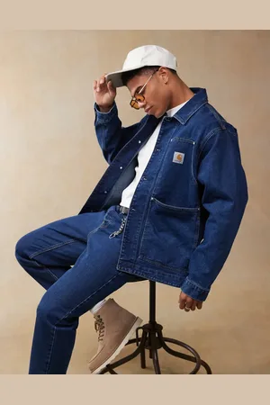 Carhartt OG double front denim jacket in