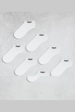French Connection French Connection FCUK 7 pack sneaker socks in