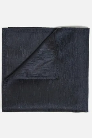 French Connection French Connection plain pocket square in navy