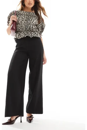 ASOS Relaxed straight leg pants with 5 pocket detail in
