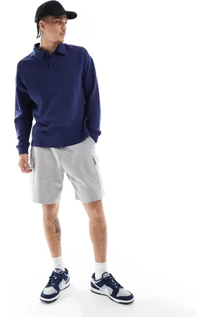 New Look Cargo jersey shorts in marl