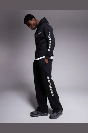 Good For Nothing Space dye trackies with side print (part of a set)
