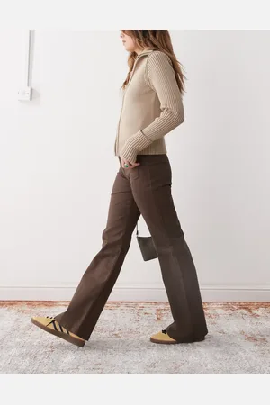 Monki Straight leg pants with front pocket detail in