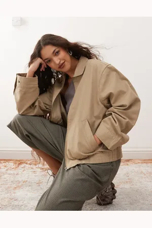 Weekday Oversized boxy fit jacket in -Neutral