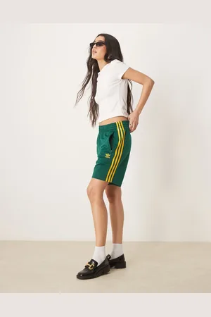 adidas Firebird shorts in green
