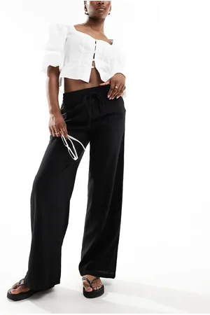 JDY Wide leg linen pants in (part of a set)