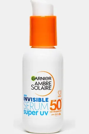 Garnier Ambre Solaire SPF 50+ Super UV Invisible Serum Moisturiser for Face 30ml
