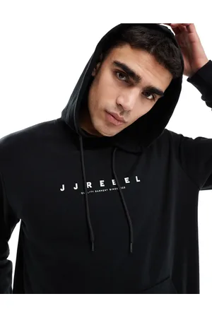 JJ Oversized hoodie with chest logo in