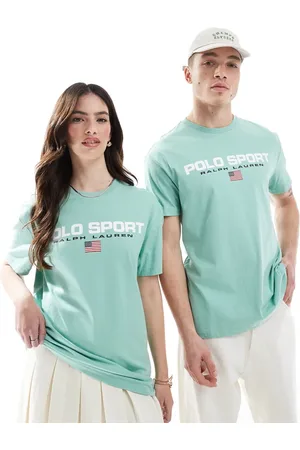 Ralph Lauren Sport capsule unisex large chest flag logo t-shirt classic oversized fit in