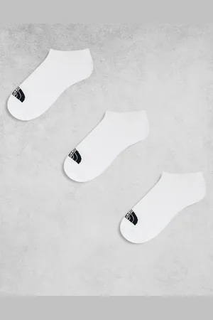 The North Face 3 pack invisble trainer socks in