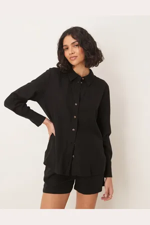 JDY Relaxed linen look shirt in (part of a set)