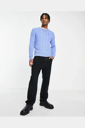 Ralph Lauren Icon logo cotton cable knit jumper in