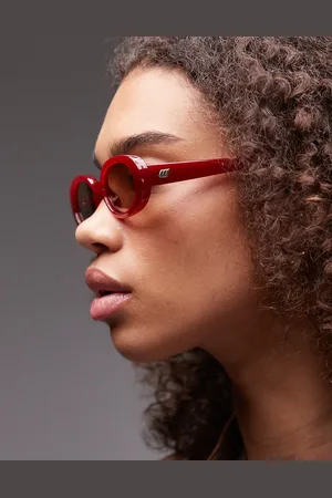 Le Specs Outta Love oval sunglasses in -Red