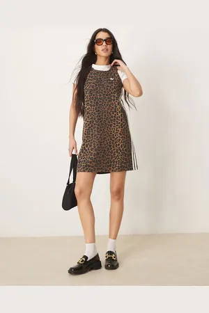 adidas Denim dress in leopard print