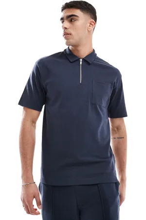 New Look Short sleeve polo shirt in (part of a set)-Blue