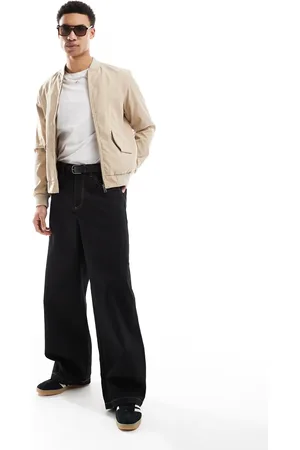 Brave Soul Bomber jacket with front pockets in -Neutral