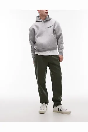 Topman Essential washed pants in -Green