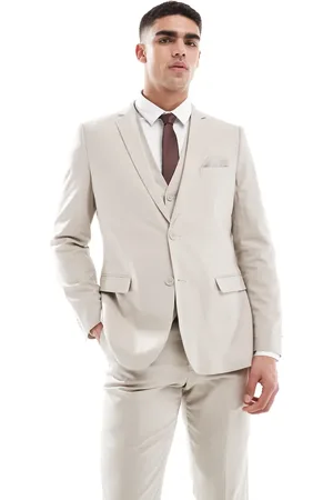 French Connection French Connection linen formal suit jacket in (part of a set)-Neutral