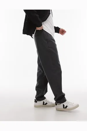 Topman Essential washed pants in -Grey