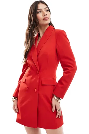 Miss Selfridge Fitted waist blazer dress in -Multi