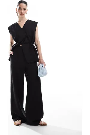 Object High waisted tailored pants in (part of a set)