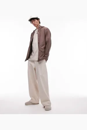 Rains 12010 waterproof short jacket in brown