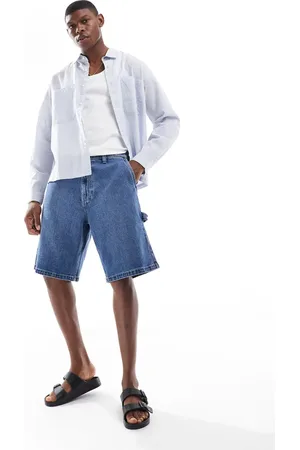 Hollister Baggy jorts in medium wash