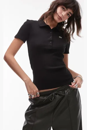 Lacoste Ribbed polo shirt in
