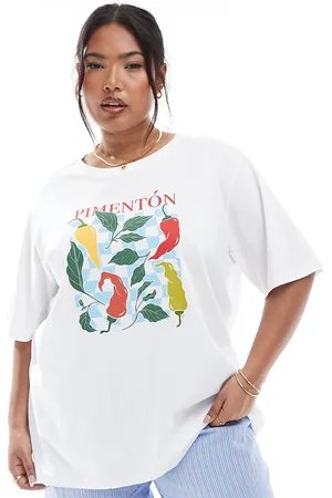 ONLY Chilli graphic oversized t-shirt in