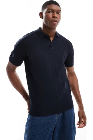Threadbare Knitted polo shirt in