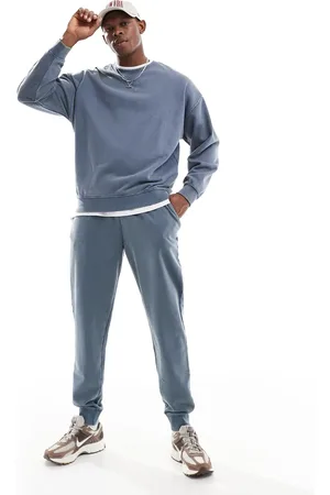 New Look Washed trackies in (part of a set)-Blue