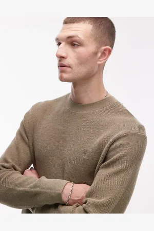 AllSaints Crew knitted jumper in